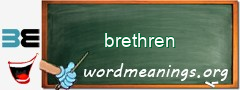 WordMeaning blackboard for brethren